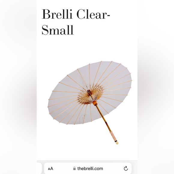 Brelli Clear Waterproof Parasol Umbrella - Picture 4 of 6